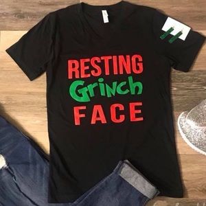 Resting Grinch Face Tee